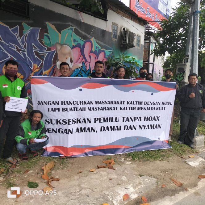 
 Komunitas Gojek Balikpapan Ingatkan Pentingnya Persatuan Agar Pemilu 2024 Berjalan Damai dan Aman
