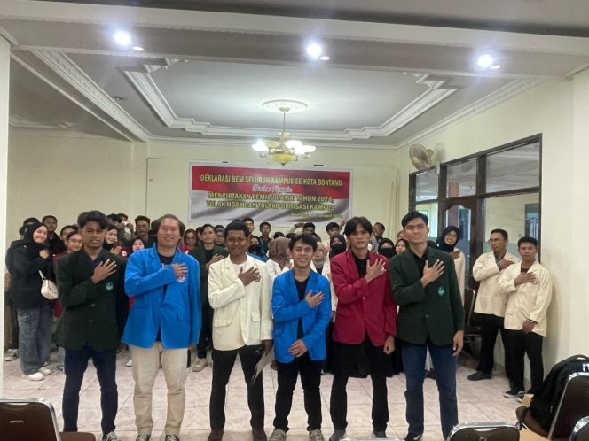 
 BEM se-Kota Bontang Gelar Deklarasi Pikada Damai 2024