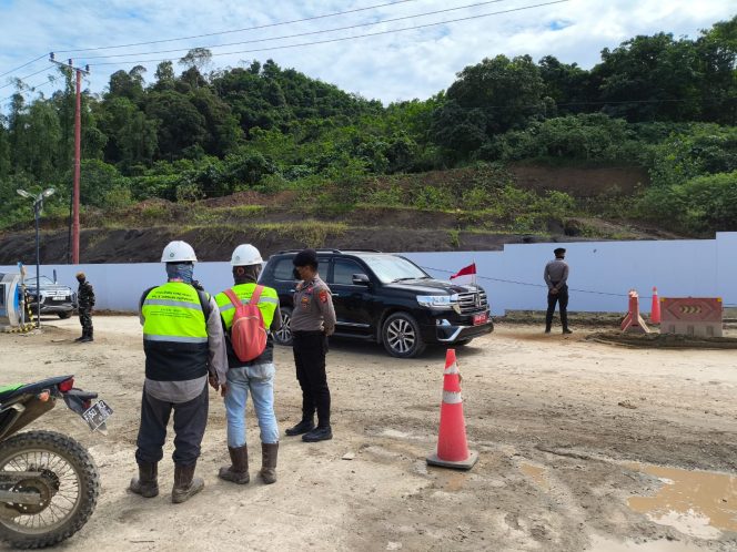 
 Polda Kaltim Lakukan Pengamanan Groundbreaking Pembangunan Gedung BTN Dukung Ketersediaan Fasilitas Perbankan di Nusantara