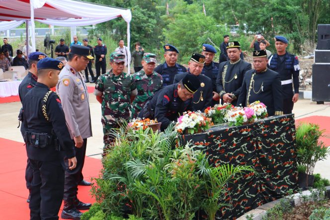 
 Dankorbrimob Polri Resmikan Mako Pasukan Brimob II di Kutai Kartanegara, Wakapolda Kaltim Turut Mendampingi