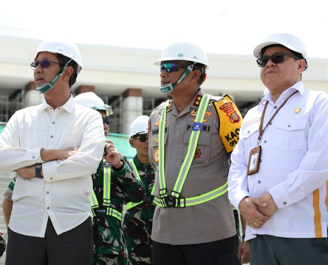 
 Panitia Nasional HUT ke-79 RI Tinjau Persiapan Upacara di Nusantara, Kapolda Kaltim Turut Mendampingi