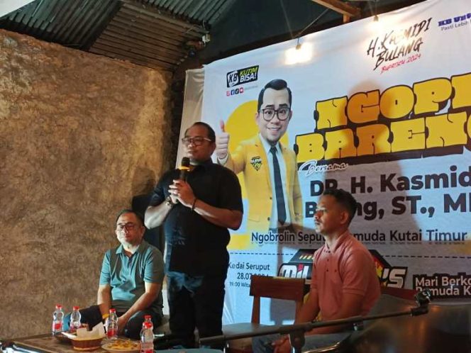 
 Kasmidi Bulang Ajak Pemuda Kutai Timur Aktif dalam Pembangunan Daerah