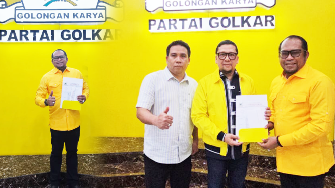 
 Penyerahan SK rekomendasi Bakal Calon Bupati Kutai Timur (7/8), dilakukan oleh Wakil Ketua Umum (Waketum) DPP Partai Golkar yang juga Koordinator Bidang Pemenangan Pemilu, Ahmad Doli Kurnia Tanjung didampingi Muhammad Husni Fachrudin Sekjen DPD I Partai Golkar Prov. Kalimantan Timur