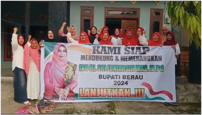 
 Sri Juniarsih Mas Dapat Dukungan Kuat dari Kelompok Pengajian Tanjung Redeb