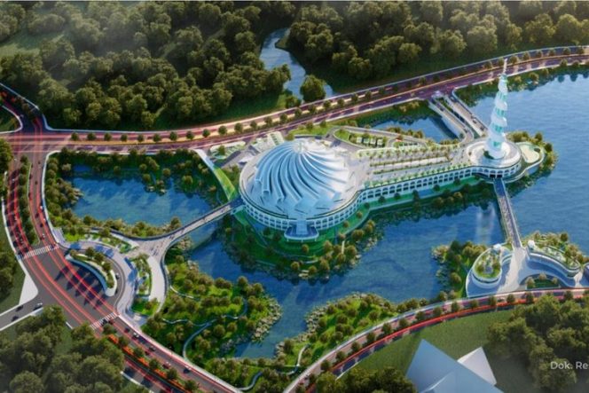 
 Desain Masjid Negara di IKN Nusantara