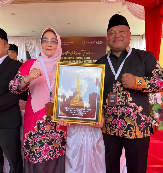 
 Sri Juniarsih dan Gamalis Kembali Dapat Nomor Urut Dua di Pilkada Berau 2024