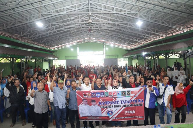 
 Frederick Edwin dan Nanang Adriani Paparkan Visi Misi di Kampanye Tatap Muka Kutai Barat 2024