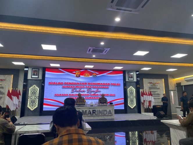 
 Dialog Penguatan Kehumasan Polri oleh Polda Kaltim