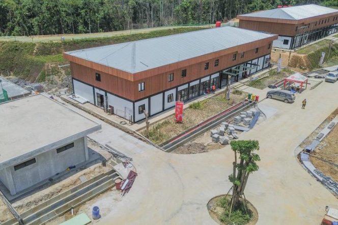 
 Dormitory atau asrama pemain Timnas PSSI di Pusat Latihan Ibu Kota Nusantara (IKN).