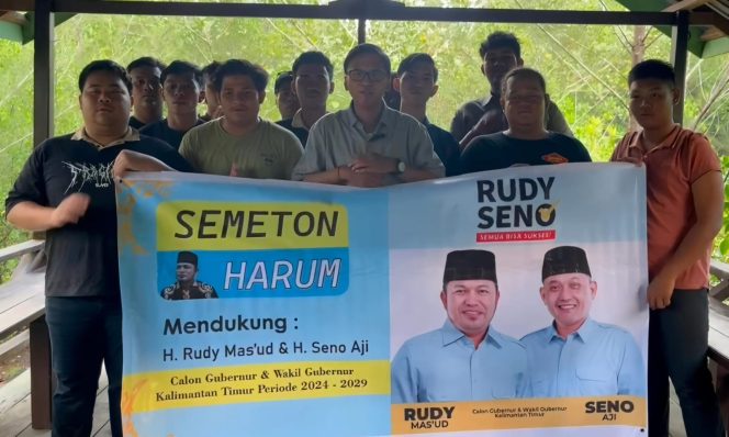 
 Deklarasi Semeton Harum Kaltim untuk pasangan Rudy-Seno