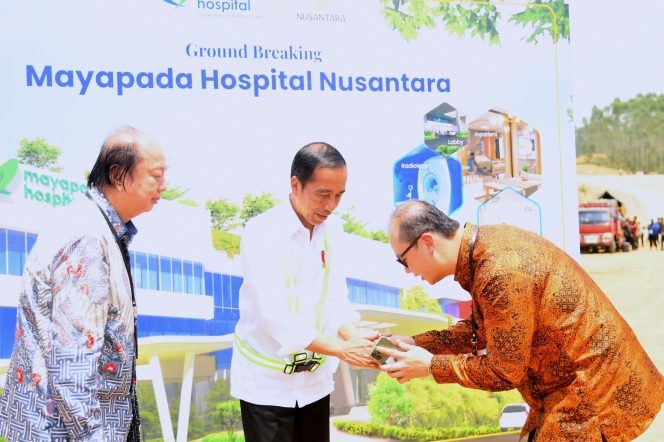 
 Groundbreaking RS Mayapada Internasional di IKN