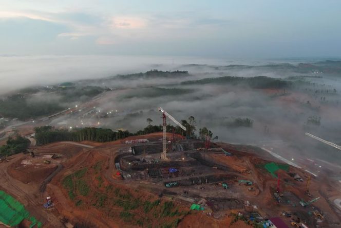 
 Kabut Menyelimuti Ibu Kota Nusantara (IKN)