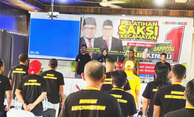 
 Kasmidi Bulang Perkuat Tim Saksi untuk Amankan Suara Pilkada Kutai Timur 2024