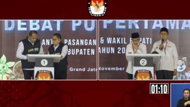 
 Debat Pilkada Kutim: Kasmidi-Kinsu Tawarkan Tata Kelola Pemerintahan yang Transparan
