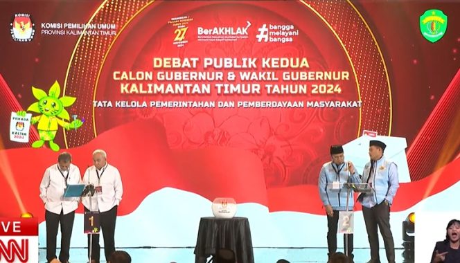 
 Debat Pilgub Kaltim: Hadi Mulyadi Abaikan Teguran Moderator