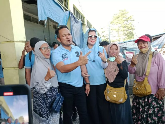 
 Pasar Mangkurawang Ramai, Rudy Mas’ud Bertekad Jadikan Pusat Ekonomi Modern