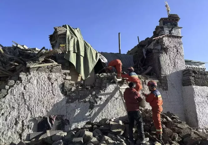 
 Gempa Mengguncang Tibet, Korban Tewas Jadi 95 Orang Dan Banyak Rumah yang Hancur