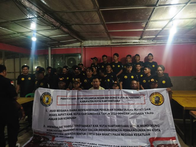 
 DPC Remaong Kutai Menamang Kab. Kukar Gelar Deklarasi Damai PSU Kukar 2025