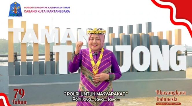 
 Ketua PDKT Kukar Hj. Maria Ester: Selamat HUT Bhayangkara ke-79, Teruslah Menjadi Pengayom Rakyat