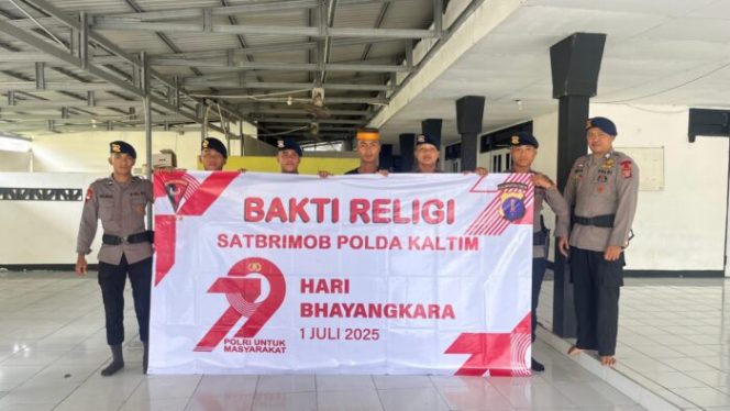 
 Bakti Religi Brimob Kaltim: Wujud Nyata Kepedulian terhadap Rumah Ibadah
