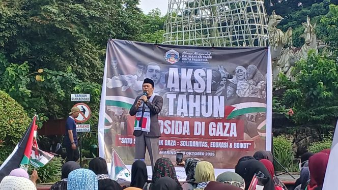 
 Solidaritas untuk Palestina: Warga Kaltim Suarakan Keadilan Dua Tahun Genosida di Gaza