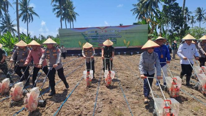 
 Polda Kaltim Masuk Tiga Besar Nasional Program Ketahanan Pangan Polri