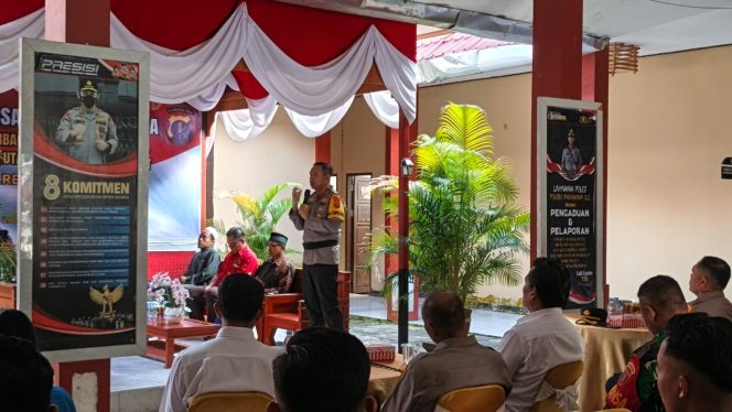 
 Tahun Baru Tanpa Pesta, Polres Mahulu Pilih Doa untuk Korban Bencana