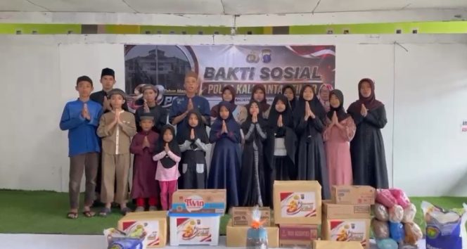 
 Hari Bhayangkara ke-80, Kapolda Kaltim Berbagi Kebahagiaan Bersama Anak Panti Al Muhajirin
